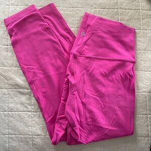 Lululemon Hot Pink High-Rise Align Leggings